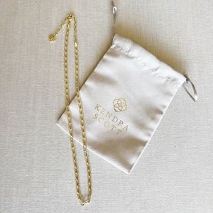 Kendra Scott Merrick Chain Necklace in Gold